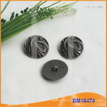 Botón de aleación de zinc y botón de metal y botón de costura de metal BM1647